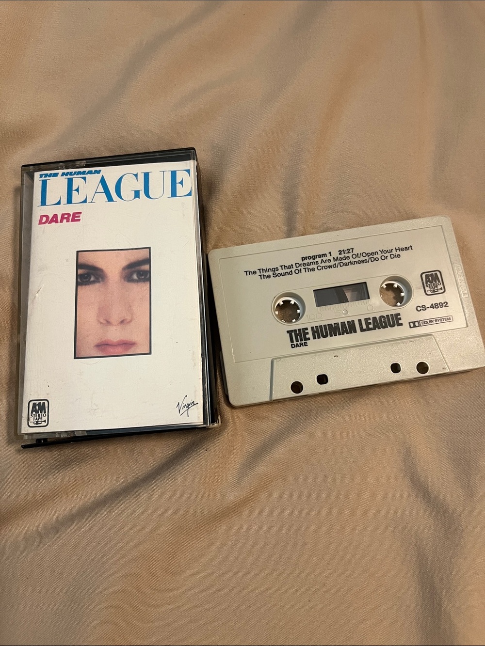 The Human LEAGUE “Dare" Cassette Tape - White